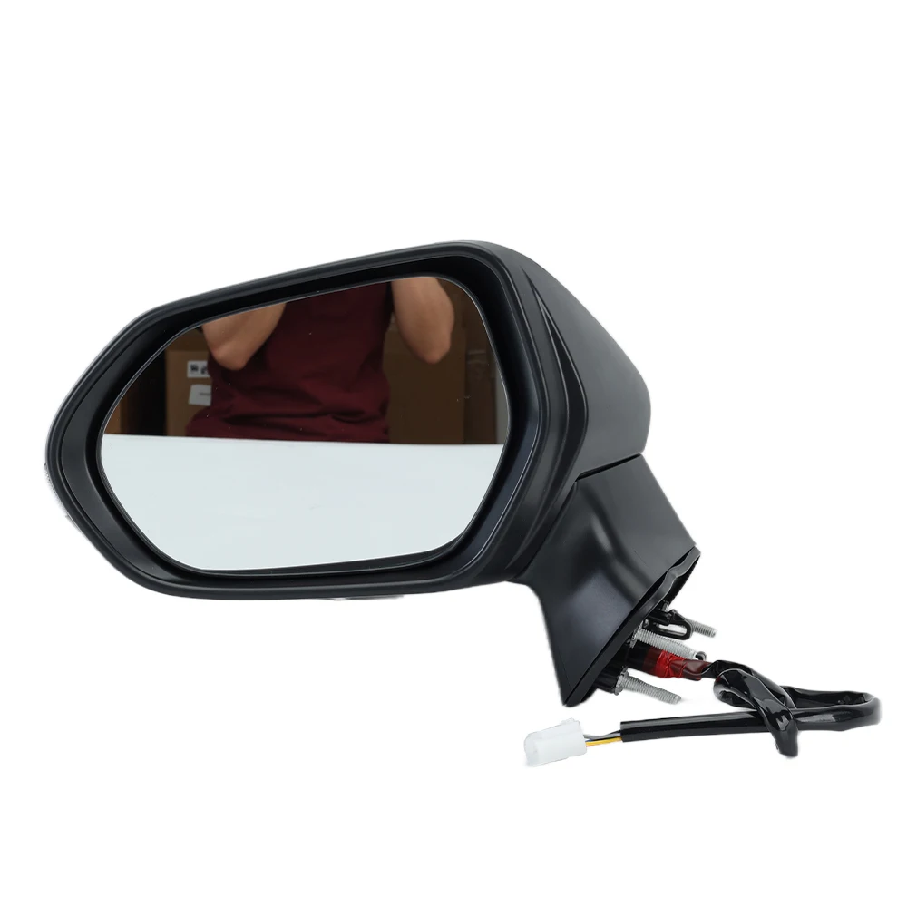 6 Pins Rearview Mirror Assembly，Toyota Corolla 2020 2021 2022 2023 2024 US Version White Heated Side Mirror Car Accessories