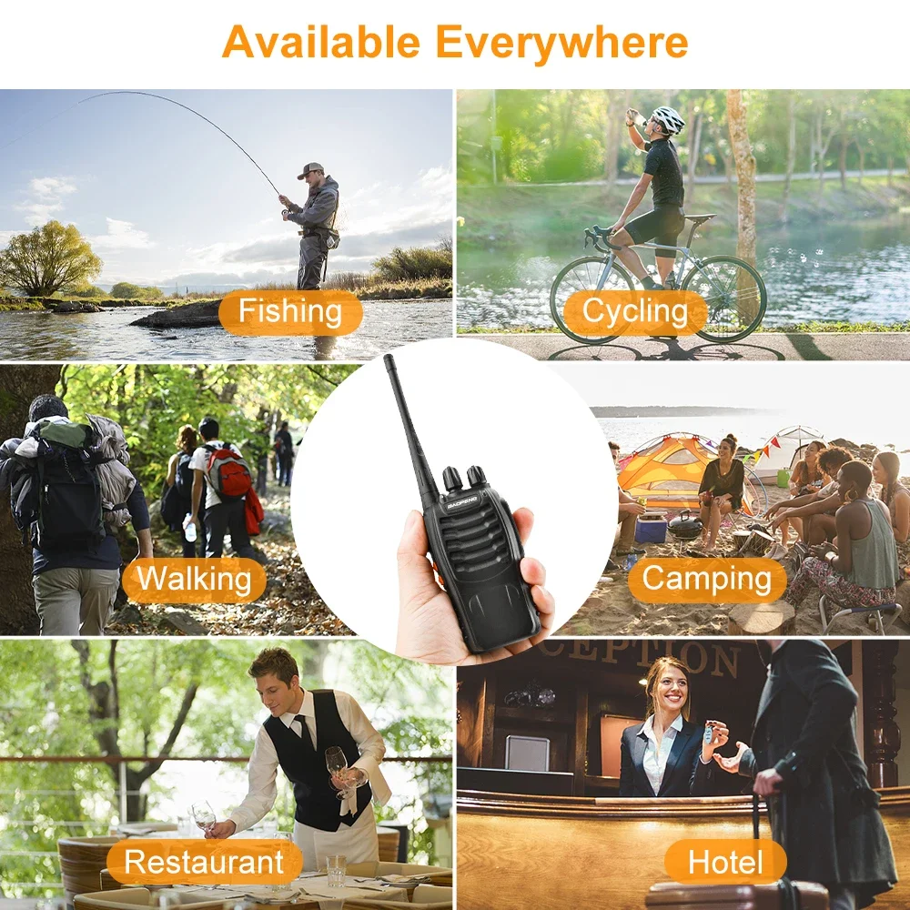 Baofeng BF-888S Draagbare Walkie Talkie 5W Handheld Intercom Communicator 16 Kanaals Lange Afstand Twee Manier Ham Radio Transceiver