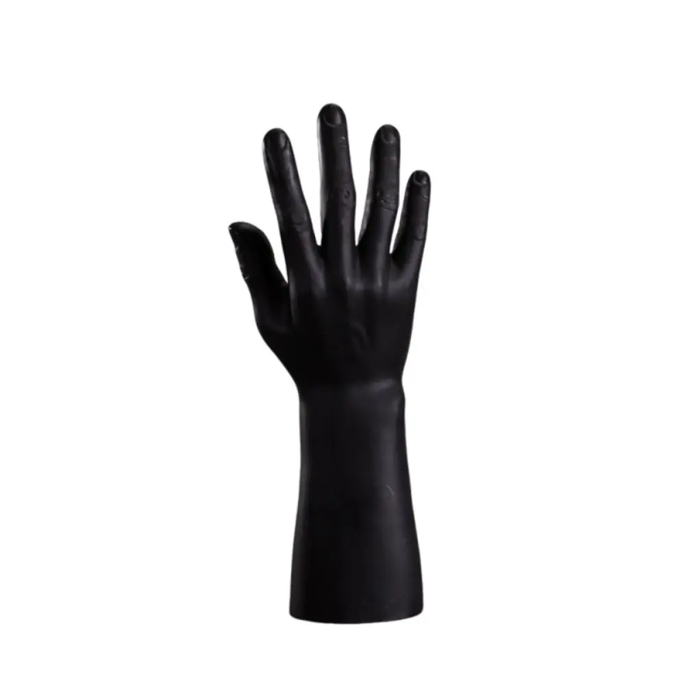 Matte Hard Male Hand Model Standing Realistic Hand Display Stand Portable Durable Ring Display Prop Watch Display
