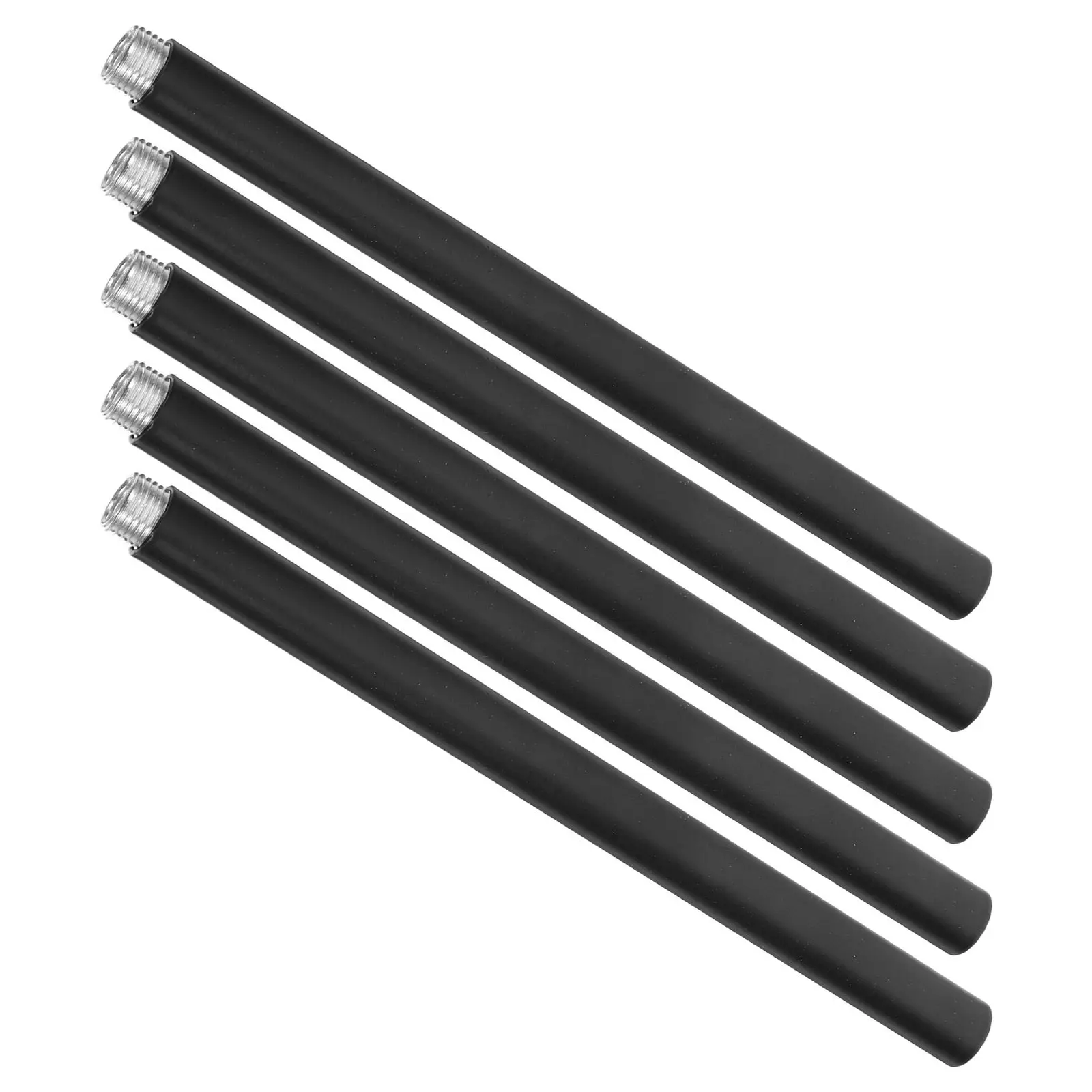 5Sets Hollow Threaded Lamp Pipe M10 Extension Rods Secure Coupling for Lamp Repair Hardware Desktop Pendant Lighting Fixture