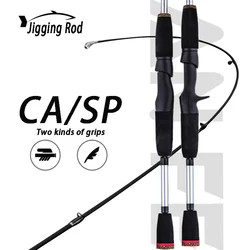 Jigging rod 2pcs ML Fishing Rod 1.65/1.8m Spinning Lure Fishing Cane Boat Casting Perch Rod Travel Fishing