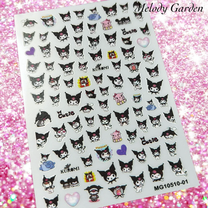 1 Stuks Nail Sticker Stickers Cartoon Dieren Nail Art Decoraties Stickers Sliders Manicure Accessoires Nagels Decoraciones