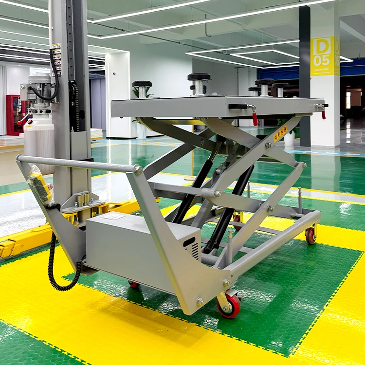 LUTRO Mobile 1000kg Lift Table EV Battery Table Scissor Lift For Workshop