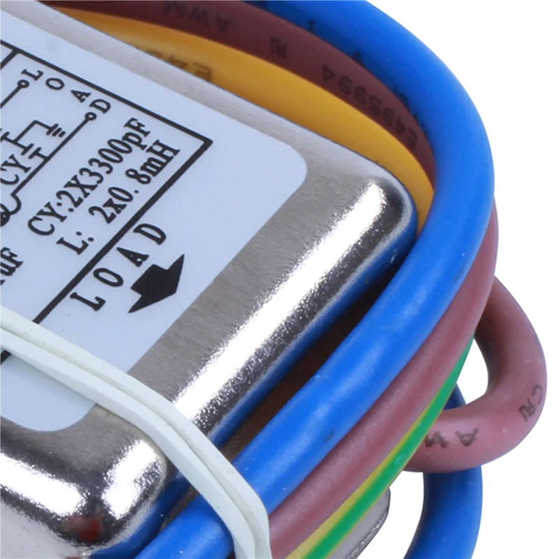 N95R 5X AC 115 V / 250 V 6 A EMI 個別相ノイズフィルター