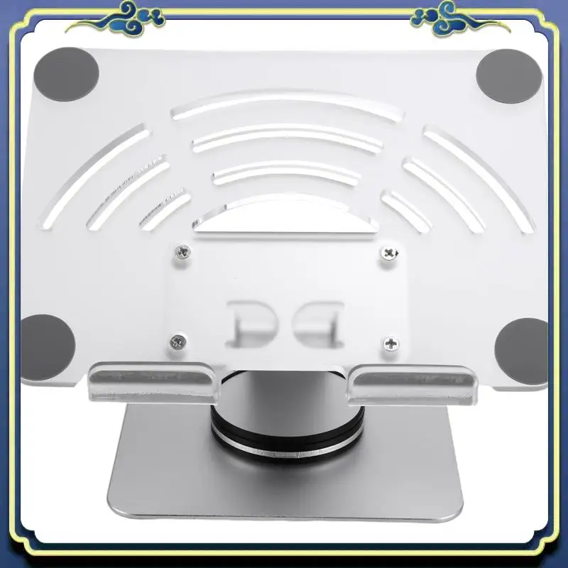 Portable 360° Rotating Tablet Stand Adjustable Portable Acrylic Desktop Stand For Tablets Up To 12.9 Inches A