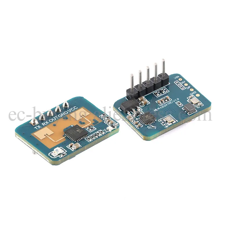 5/1pcs HLK-LD2410C 24G mmWave FMCW Millimeter Wave 5M Human Presence Status Radar Sensor Motion Detection Modul High Sensitivity