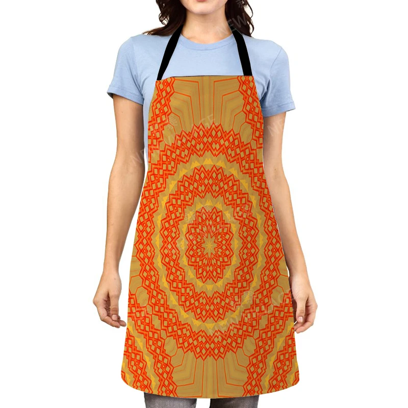 Aesthetic Women kitchen apron original Children Waterproof girl custom man waiter work apron oil proof mandala vintage Persia