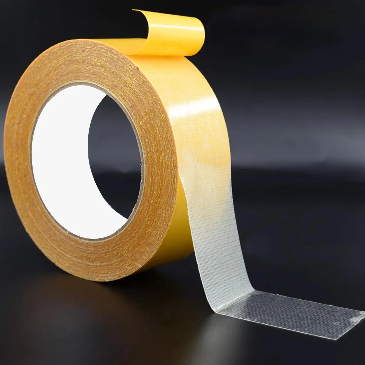 

Двусторонняя тканевая лента, прочная, прозрачная, суперлипкая, с сеткой из стекловолокна, высокой клейкостью, сильным адгезивом, 3 см * 5 м, 3 шт.