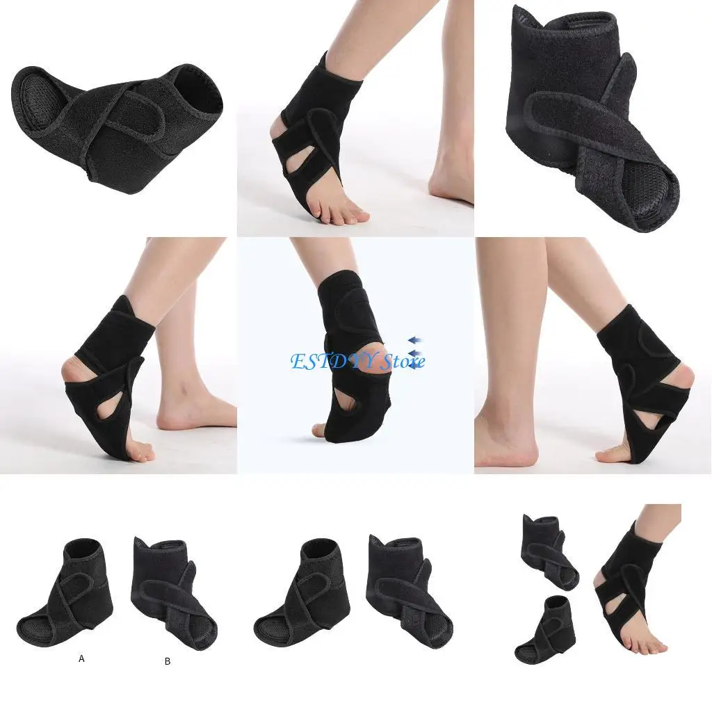 

G6DE Adjustable Compression Ankle Foot Bandages Wrap for Tendonitis And Joint Injury