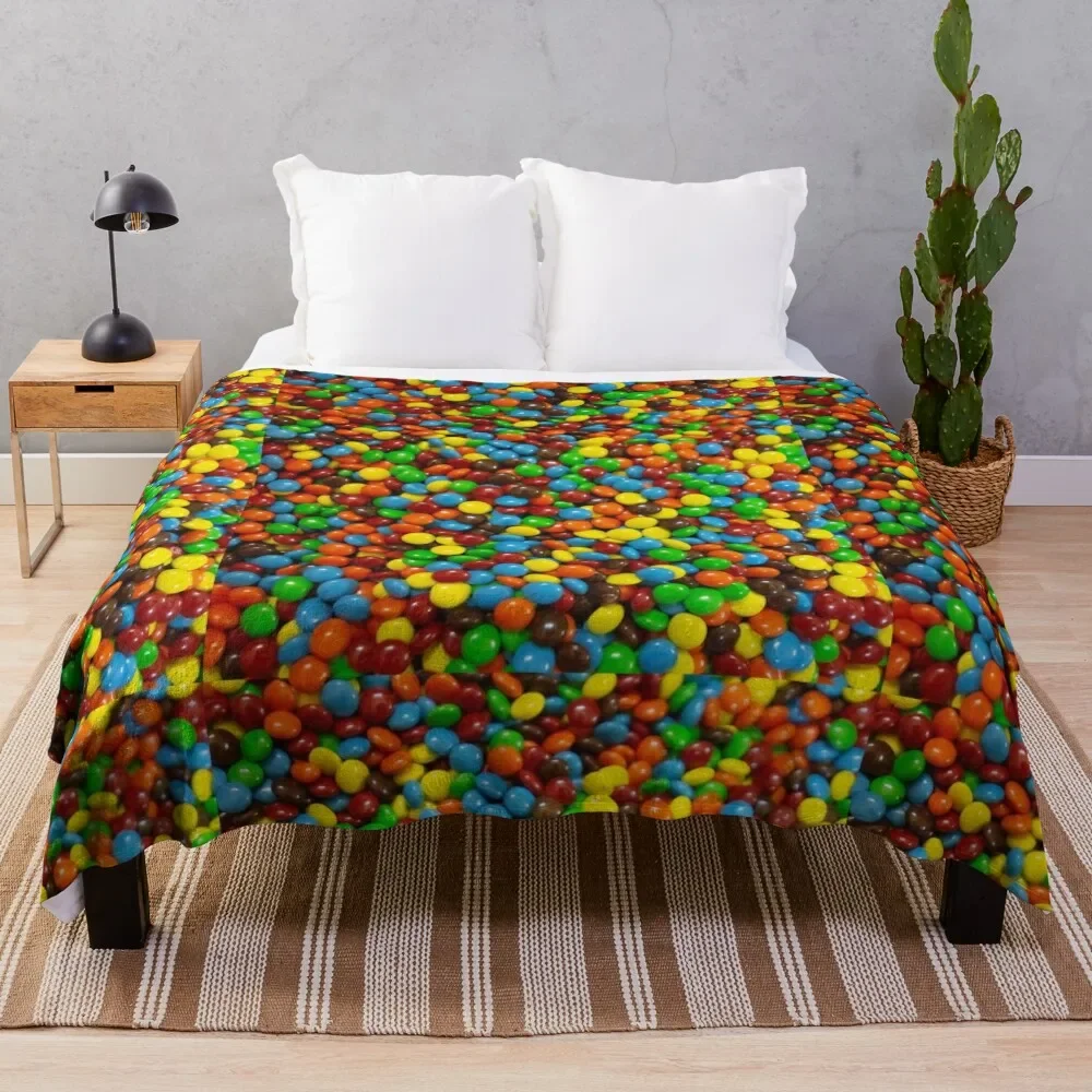 

Candy Throw Blanket Cozy Home Blanket Gift for Christmas Holiday