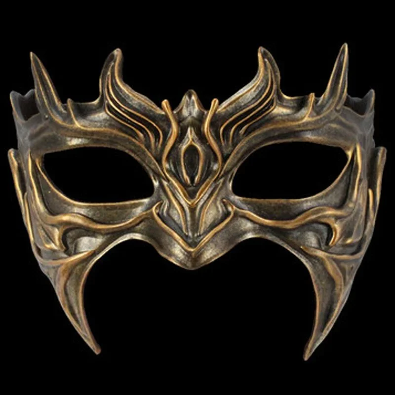 

Resin-based Chinese prairie-style mask, Zhu Xian Qing Yun Zhi, film and television production accessories