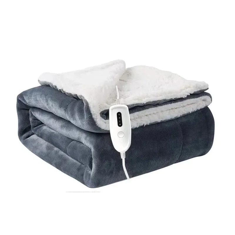 Warm Electric Throw Heated Blanket For Winter UK/EU/US plug Electric Blanket Heated King Size Household Electric Blanket