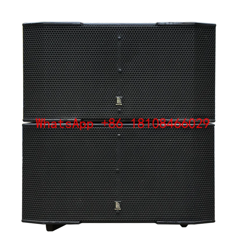 

Professional 1200W Portable PA System with Dual 18" 1000W Subwoofer Hi-Res Audio Long Excursion Live Sound Equipment