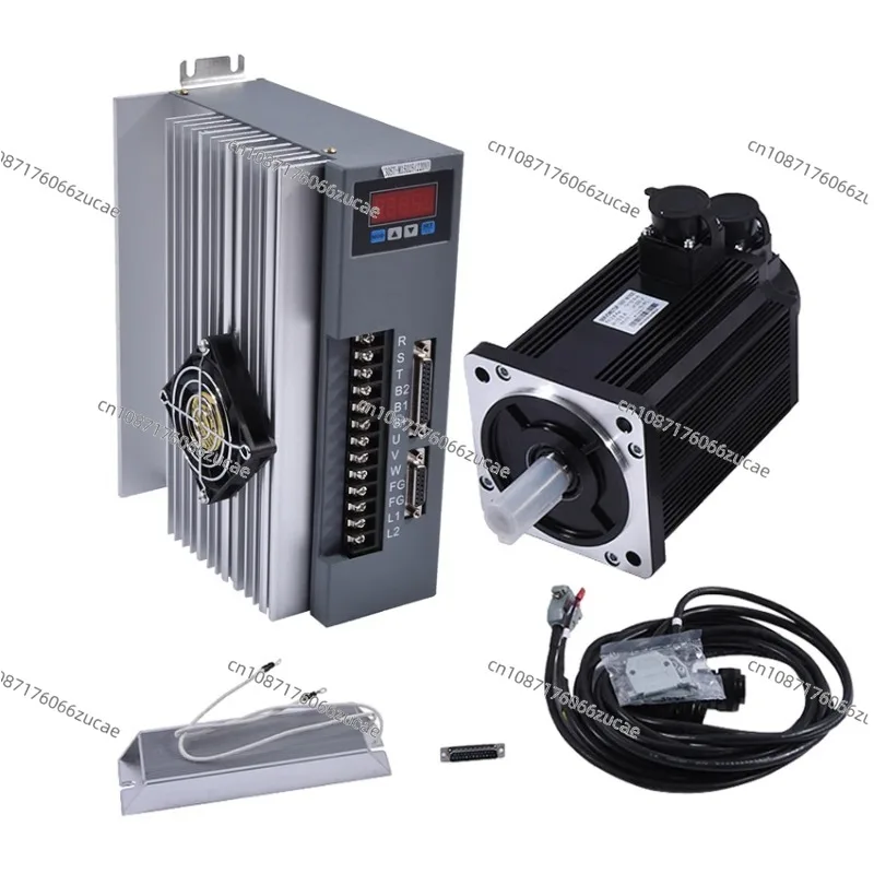 130ST-M15025 15N.M.3.8KW,2500 Rpm Servo Motor +Driver +3M Encoder Line+3M Motor Line+25-pin Parallel Port Connector