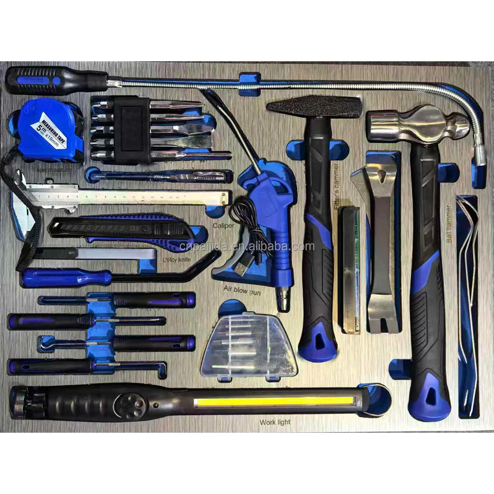 ODM Steel Iron Portable Garage Storage Set Drawers Wheels 352 PCS Household Auto Repair Kit EVA Foam 300kg Load Capacity