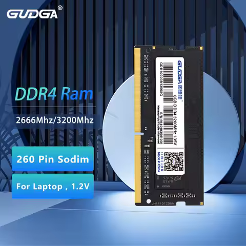 GUDGA Ram Ddr4 Notebook Ram Memory 4GB 8GB 16GB 32GB 3200MHZ 2666MHZ Sodim 1.2V For Laptop Computer Accessories