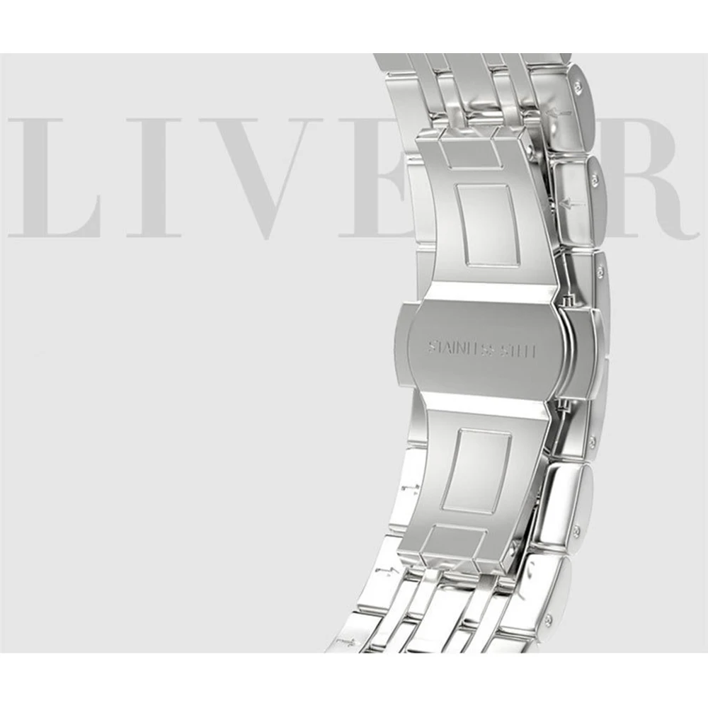 41mm 45mm band for Apple Watch 8 7 6 5 4 44mm 40mm Replacement Stainless Steel bracelet iwatch Series Ultra 49mm 38mm 42mm strap image 5
