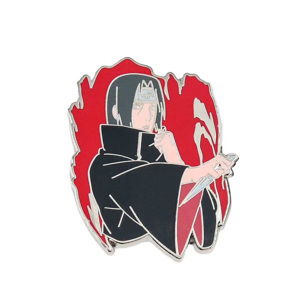 Japanese Warm Blood Anime Enamel Pin Cartoon Character Badge Anime Peripheral Accessories