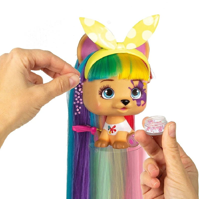 I Love Vip Pets Cute Surprise Mystery Blind Box Playing Home Mini Hairpressing Braiding Toy Desktop Ornament Decor Birthday Gift