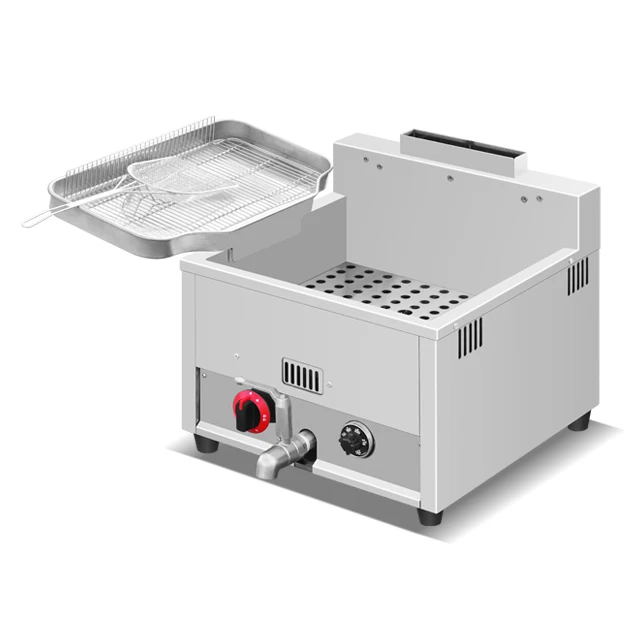 

OEM/ODM Industrial Fryer 12L Large Capacity Counter Top Chicken Frying Machine Commercial Fryer Hot Sale