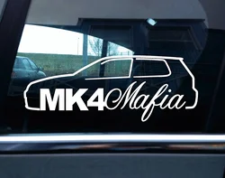 Mk4マフィアビニールステッカー,vwゴルフmk4 r32,gti,カースタイリングに基づく