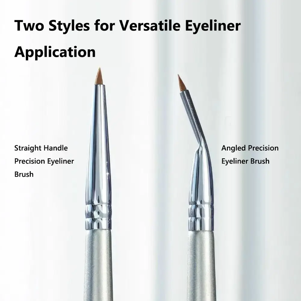 Precise Application Bent Liner Makeup Brushes Angled Design Cosmetic Brush Eye Brow Tool Makeup Tool Angled Eyeliner Brush