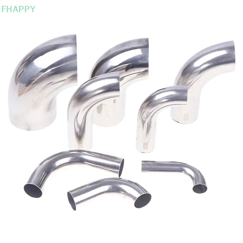 19/25/32/38/51/63 mm Acero inoxidable 304 OD Codo 90 grados Codo de soldadura Accesorios de conexión de tubería