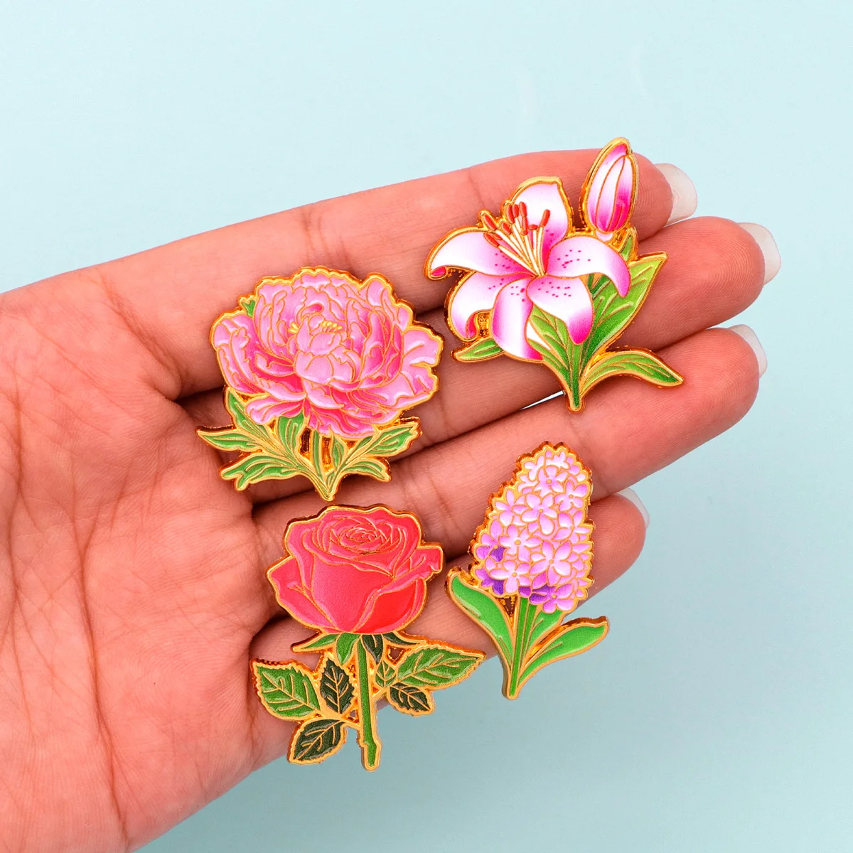Van Gogh Butterfly Enamel Pines Rose Sewing Machine Brooch Metal Pin Badge on Backpack Clothing Accessories Fashion Jewelry Gift