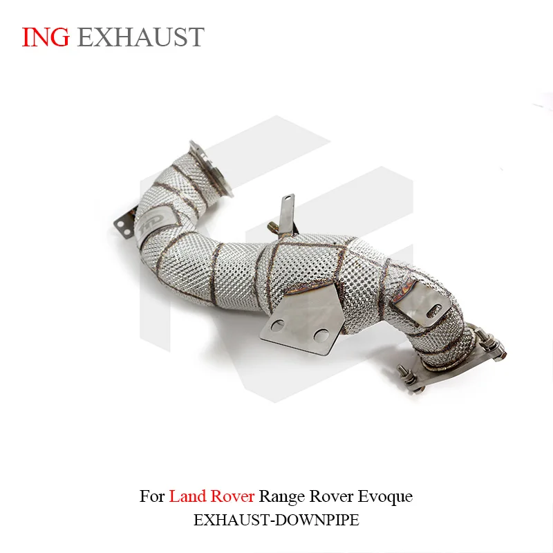 

ING Exhaust Drain Pipe Header Downpipe for Land Rover Evoque L538 4WD 2.0T High Flow Catalyzed Modification Performance System