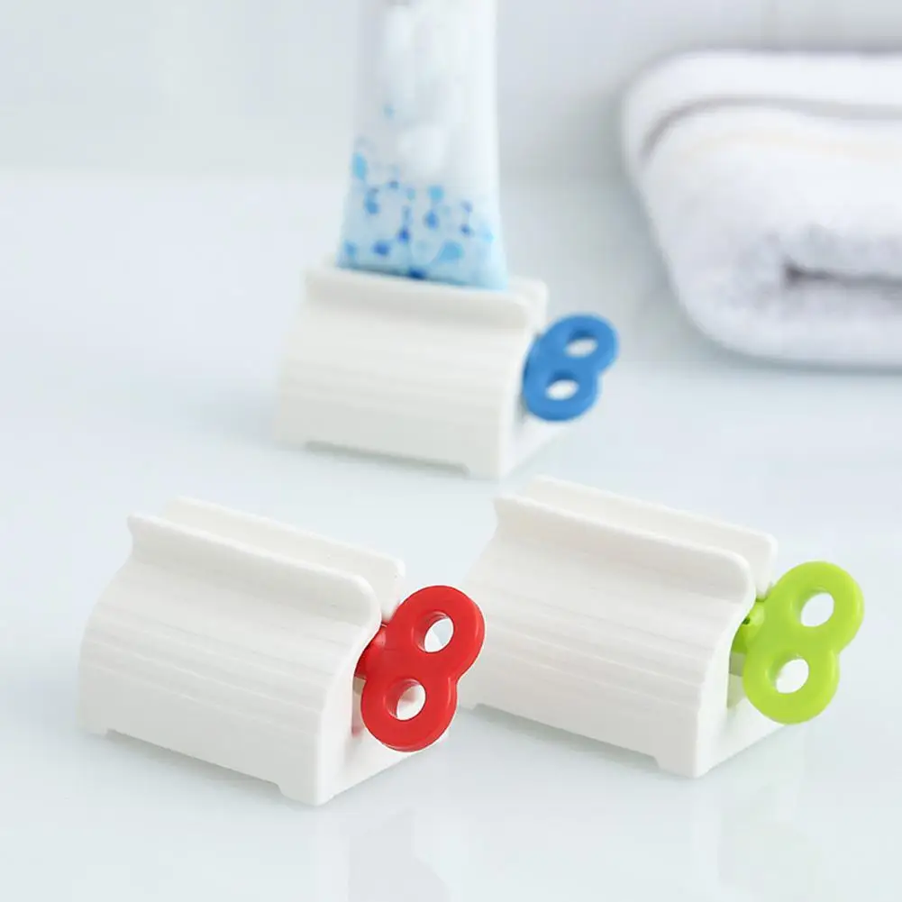 Toothpaste Squeezer Portable Manual Squeeze With Rolling Tube Facial Cleanser Dispenser Holder Home Bathroom Accessories