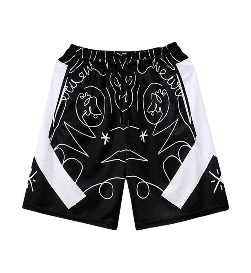 24/25 calções jovens masculinos verão calças jovens americanas meninos única camada fina calças de basquete net praia casual shorts de fitness