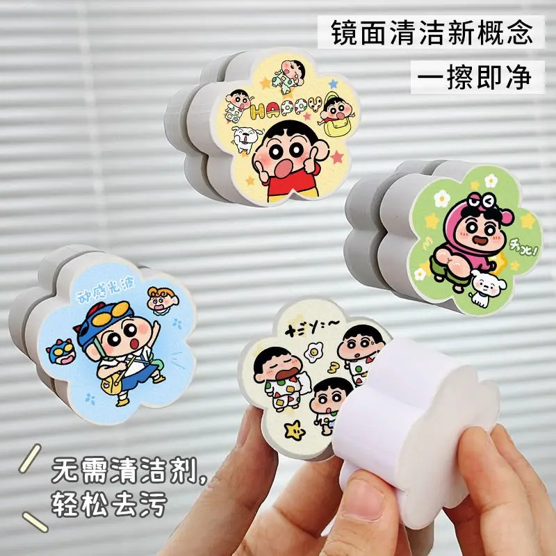 Xiaoxin Family Bathroom Cleaning Kit for Removing Stains and Scale on Mirrors and Faucets-Magic Sponge with Removable Scratches