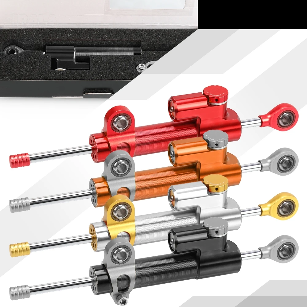 

Universal Motorcycle Adjustable Steering Damper Stabilizer 255mm For MT10 MT07 MT09 MT03 CBR600RR CB1000R R1200GS/Adventure LC