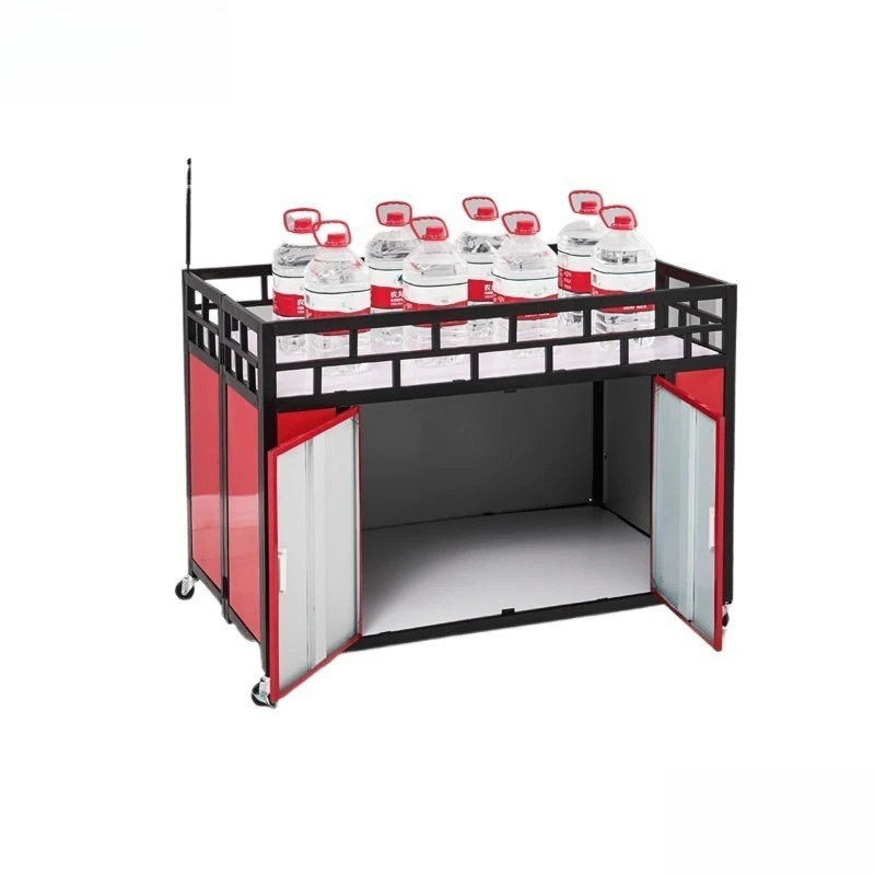 Folding promotional float shelves, special cars and trucks