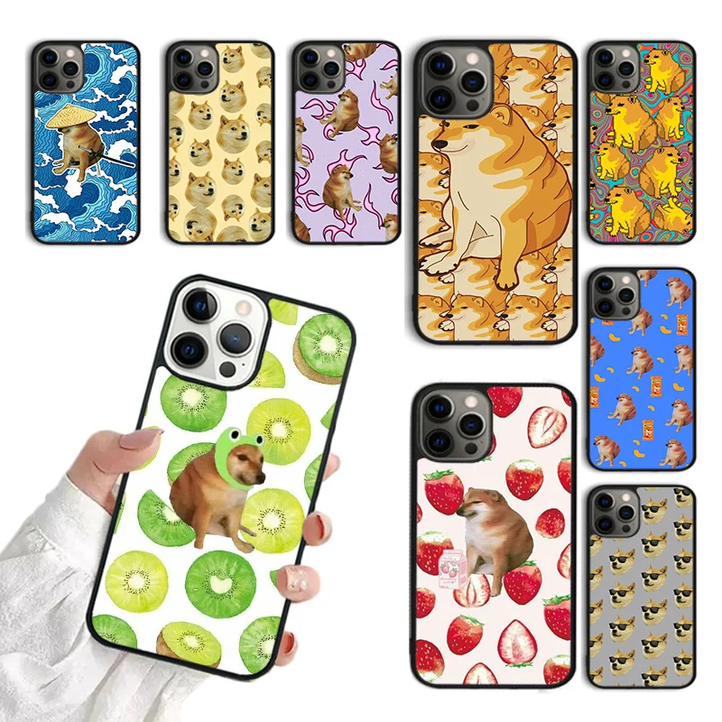 Cheems Doge Phone Case For iPhone 15 16 SE2020 11 12 13 14 Pro Max Mini Cover For iPhone Max 6 7 8 Plus coque Fundas Shell