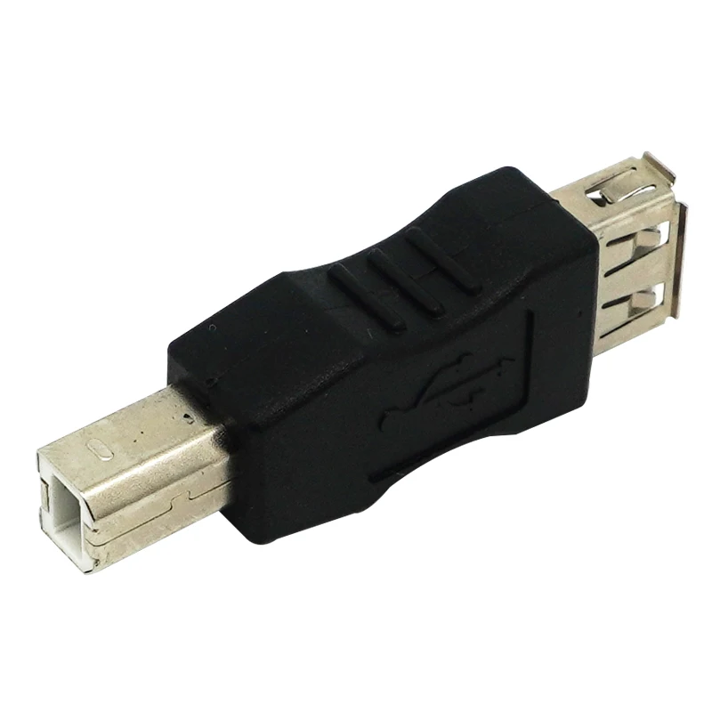 USB ذكر إلى طابعة أنثى 3.0 واجهة موصل AF إلى BM محول للطابعة موصل صغير محمول أسود للطابعة