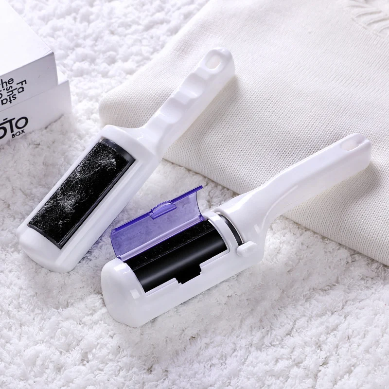 Pet Hair Remover Roller Removing Dog Cat Hair From Furniture Self-cleaning Lint Pet Hair Remover One Hand Operate