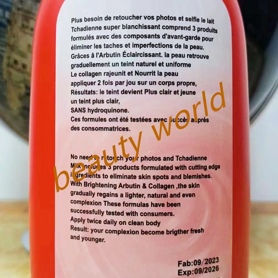 Beauty Body Lotion LA TCHADIENNE Whitening Lotion SUPER WHITE 500ML