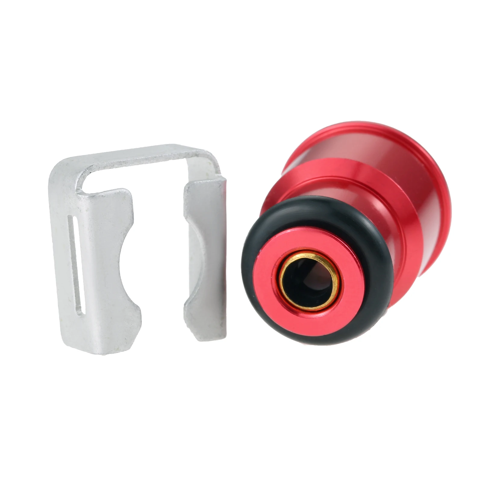 1PC Fuel Injector Top Hat Adapters Red Car Fuel Injector 210lb 2200cc Adapter Hats with Filters Short NGI-2 11mm EV14 48mm - view 2
