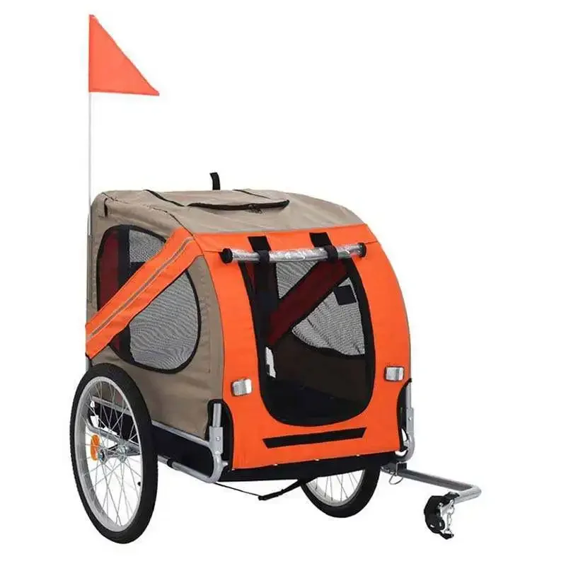 

Bicycle trailer rear trailer riding with dog out walking dog artifact, mountain road bike electric car
