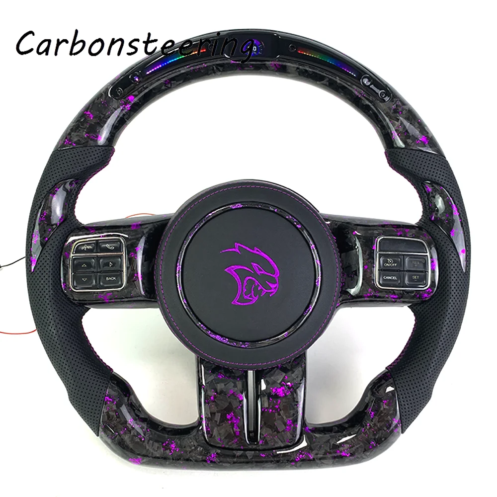 

Cara accessories for Jeep forged carbon fiber steering wheel suit for Grand Cherokee Wrangler 2010-2017