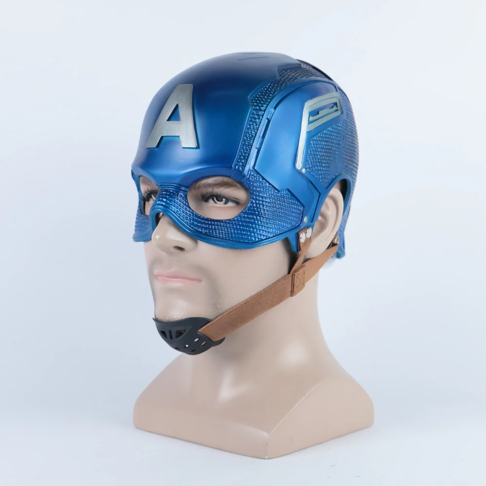 Civil War 3 Captain America  Masks Helmet Soft PVC latex Mask Cosplay Steven Rogers Superhero Mask Halloween Party Prop - Image 2