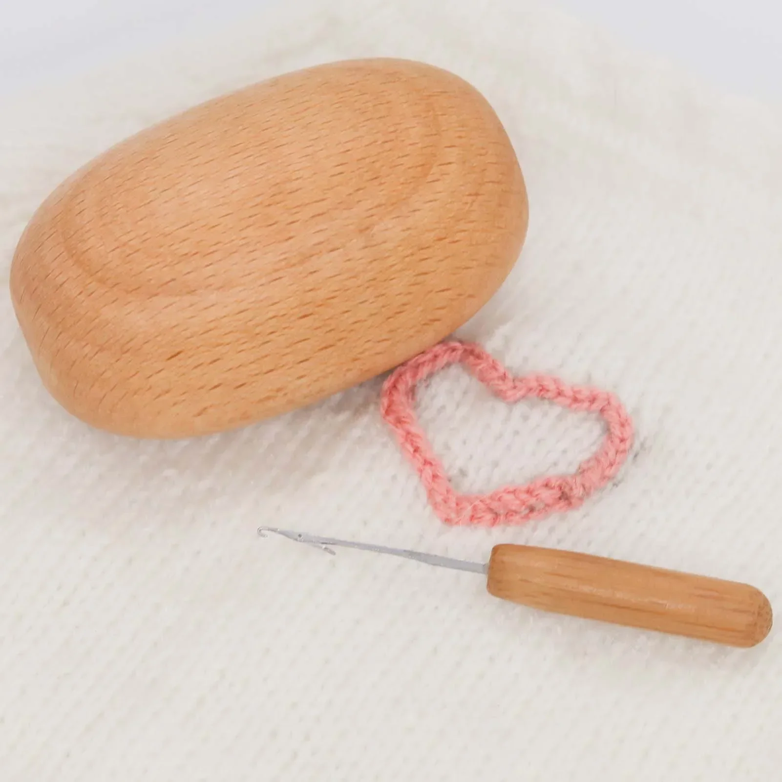 Darning Egg DIY Darning Patching Tool With Bent Latch Hook Pants Clothes Socks Sewing Mending Needle Darner Thread Tool