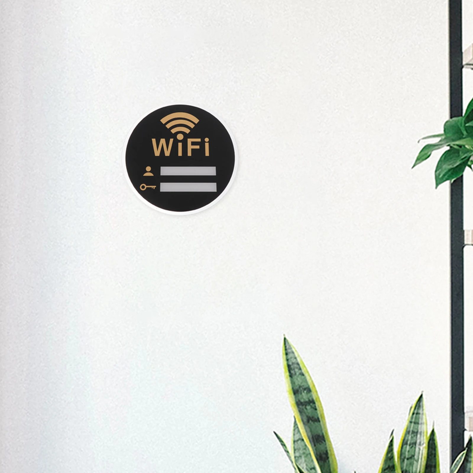 

Wifi Password Wall Sticker Acrylic Sign for Home Hotel Public Toilet Plaque Office Guests Restroom Decor