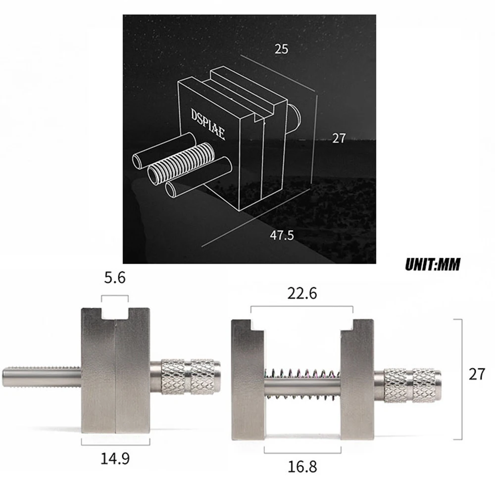 نموذج بناء أداة الفولاذ المقاوم للصدأ الدقة مقعد صغير ملزمة أداة حامل لتجميع أدوات صنع النماذج DIY الملحقات