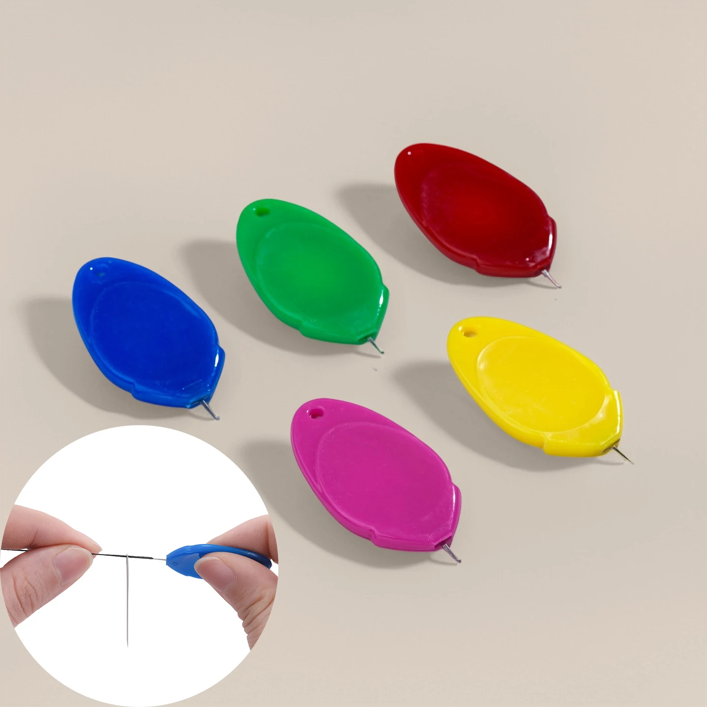 10Pcs/Lot Easy Needle Threader Guide Tool Automatic Thread Insertion Gadget for Jewelry Craft Sewing Making Accessories
