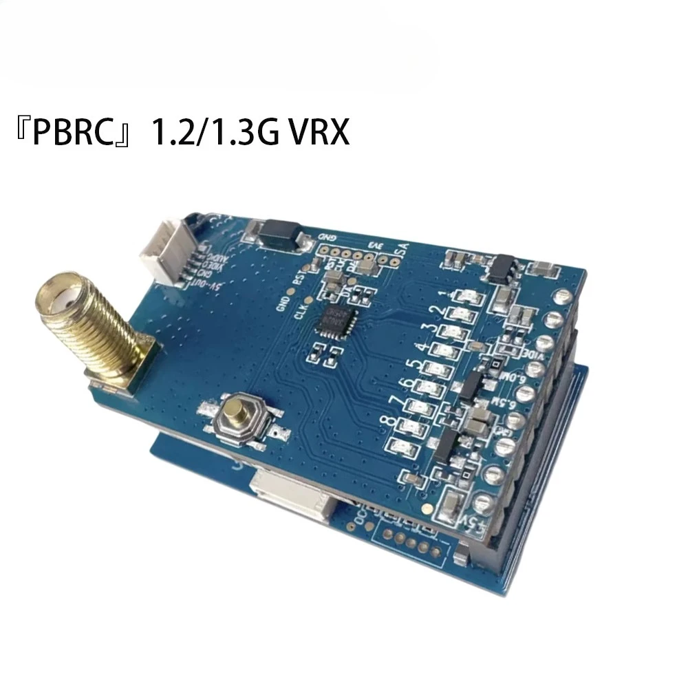 

1.2G/1.3G VRX FPV Audio Image Transmission Receiver with Sound FatShark Video Glasses Receiver Crossover Machine Acces Parts