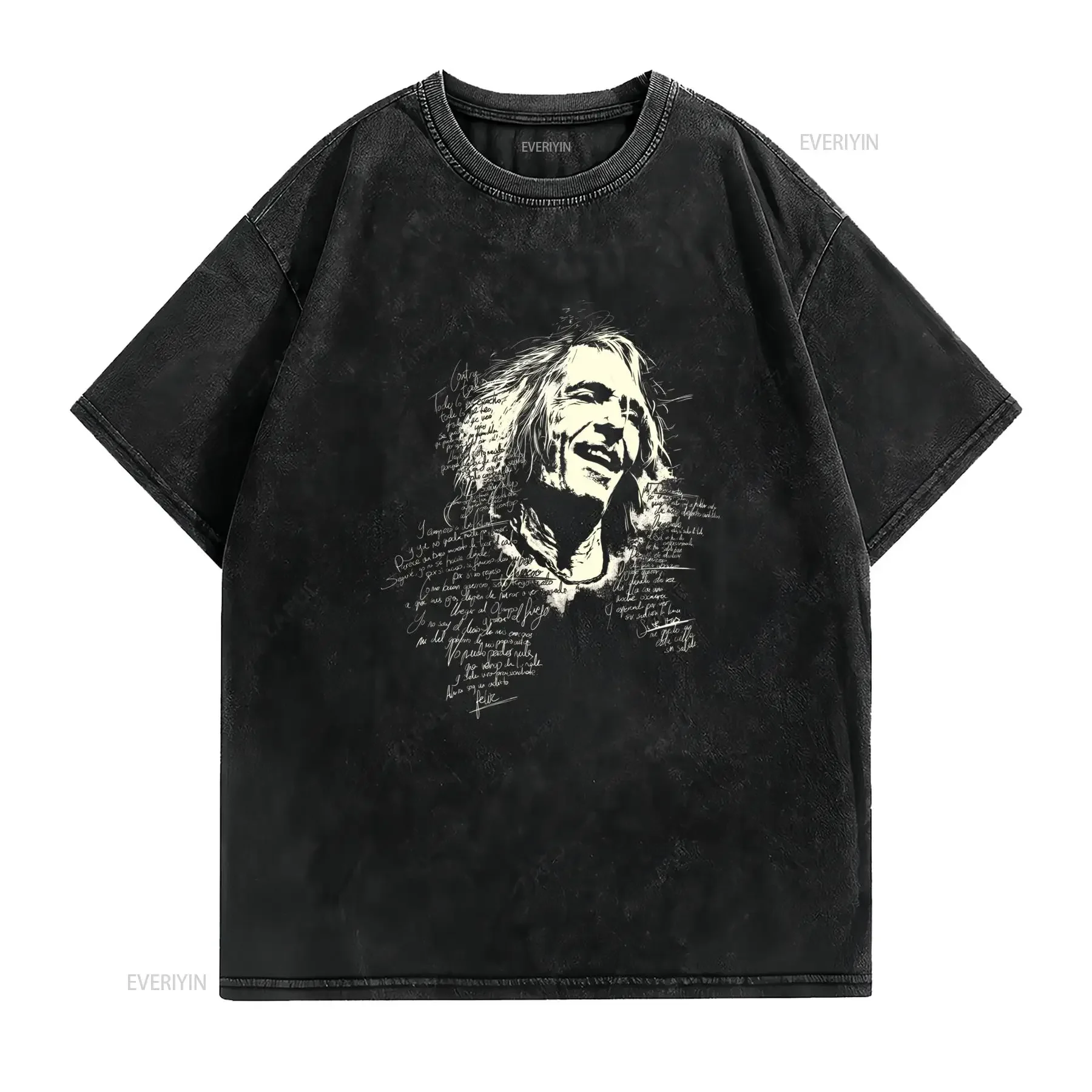 Camiseta Extremadura 220G Pura Cuello Redondo Estilo Casual Ideal para Uso Diario Perfecta Hombres Amantes del Rock Todas