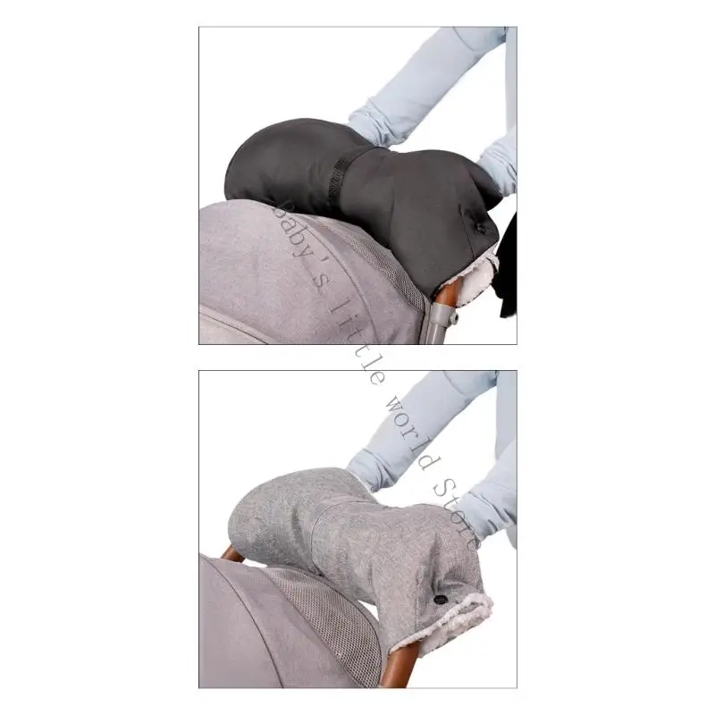 

Аксессуары для колясок в холодную погоду, перчатки, ветрозащитный, водонепроницаемый дизайн, с хрустальной подкладкой, быстрая