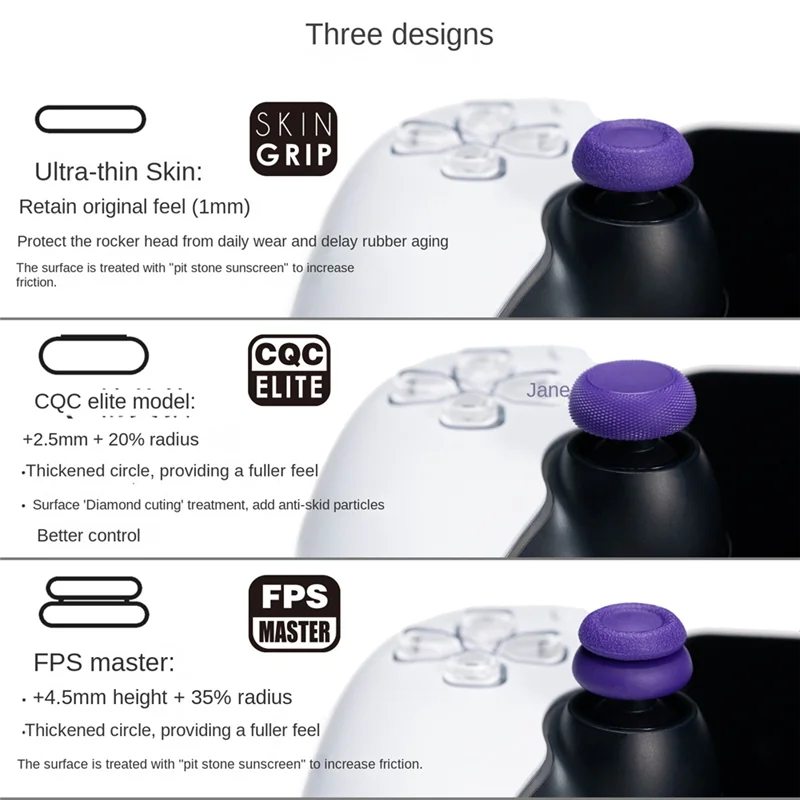 Conjunto de aperto de polegar inteligente tampa do joystick capa para playstation portal ps5